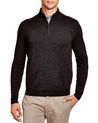 Bloomingdale's The Store At Zip Mock Cashmere Sweater