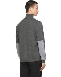 Theory Wool Quarter Zip Arnaud Sweater