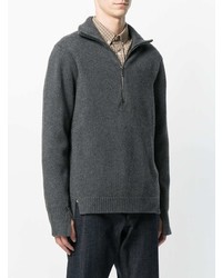 Burberry Zip Neck Sweater