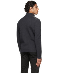 Dunhill Grey Front Track Sweater