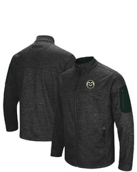 Colosseum Heathered Charcoal Colorado State Rams Anchor Full Zip Jacket In Heather Charcoal At Nordstrom