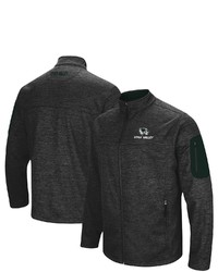 Colosseum Heathered Charcoal Utah Valley Wolverines Anchor Full Zip Jacket In Heather Charcoal At Nordstrom