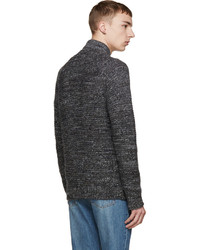 Paul Smith Jeans Grey Zip Up Sweater