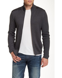 DKNY Jeans Woven Full Zip Sweater