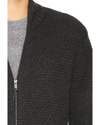 AG Jeans The Seed Stitch Sweater Bomber Charcoal