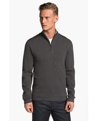 Victorinox Swiss Army Maverick Quarter Zip Sweater Charcoal Grey Heather Small