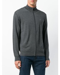 Emporio Armani Zip Front Sweater