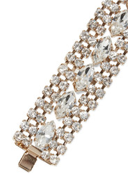 Valentino Gold Tone Crystal Bracelet