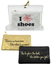 Charlotte Olympia Clear Pandora Loves Shoes Clutch Box Wshoe Clasp