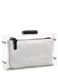 French Connection Crystal Clear Minaudiere