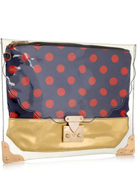 Finds Sarah And Bred Pvc And Canvas Clutch