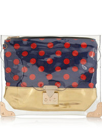 Finds Sarah And Bred Pvc And Canvas Clutch
