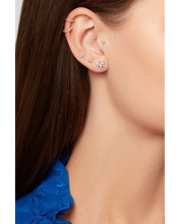 Maria Tash 18 Karat White Gold Diamond Earring