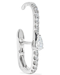 Anita Ko 18 Karat White Gold Diamond Earring