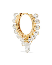 Maria Tash 95mm 18 Karat Gold Diamond Hoop Earring