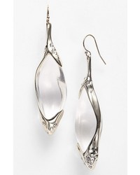 Alexis Bittar Lucite Large Spear Earrings Clear