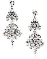 Ben Amun Jewelry Cascading Crystals Statet Drop Earrings
