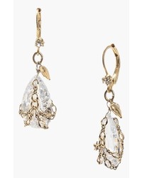 Betsey Johnson Crystal Briolette Drop Earrings