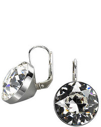 Swarovski Bezel Set Crystal Drop Earrings