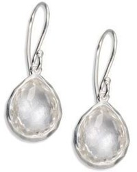 Ippolita Clear Quartz Sterling Silver Teardrop Earrings