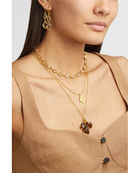 Pippa Small Crystallinity 18 Karat Gold Herkimer Diamond Earrings