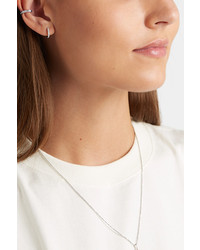 Anita Ko Huggies 18 Karat White Gold Diamond Earrings