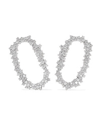 Ana Khouri Iolanda 18 Karat White Gold Diamond Earrings