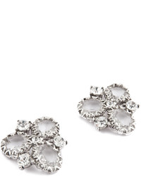 Badgley Mischka Jewelry Crystal Cluster Earrings