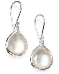 Ippolita Mother Of Pearl Clear Quartz Sterling Silver Earrings
