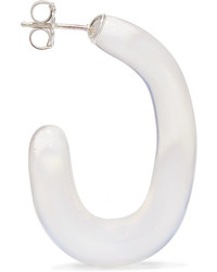 Leigh Miller Opaline Glass Hoop Earrings