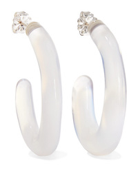 Leigh Miller Opaline Glass Hoop Earrings