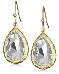 Andrew Hamilton Crawford Stone Gold And Crystal Earrings