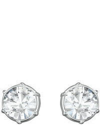 Swarovski Typical Silvertone Crystal Stud Earrings