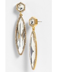 Vince Camuto Diamonds In The Sky Crystal Drop Earrings Gold Clear Crystal