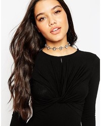 Asos Collection Crystal Choker Necklace