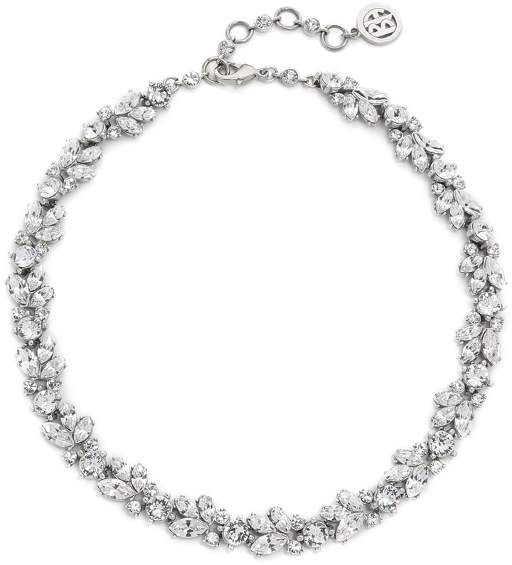 Ben Amun Crystal Wreath Necklace 420 shopbop Lookastic