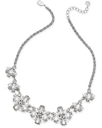 Charter Club Floral Crystal Collar Necklace Created For Macys