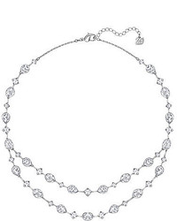 Swarovski Folk Crystal Multi Strand Collar Necklace