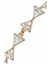 Kenneth Jay Lane Gold Tone Crystal Necklace