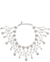 Erickson Beamon Paper Cranes Silver Tone Crystal Necklace