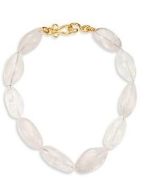 Stephanie Kantis Primitive Clear Quartz Beaded Necklace