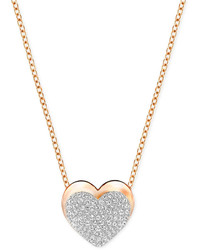 Swarovski Pave Heart Pendant Necklace