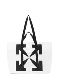 Off-White White Transparent Arrows Tyvek Tote