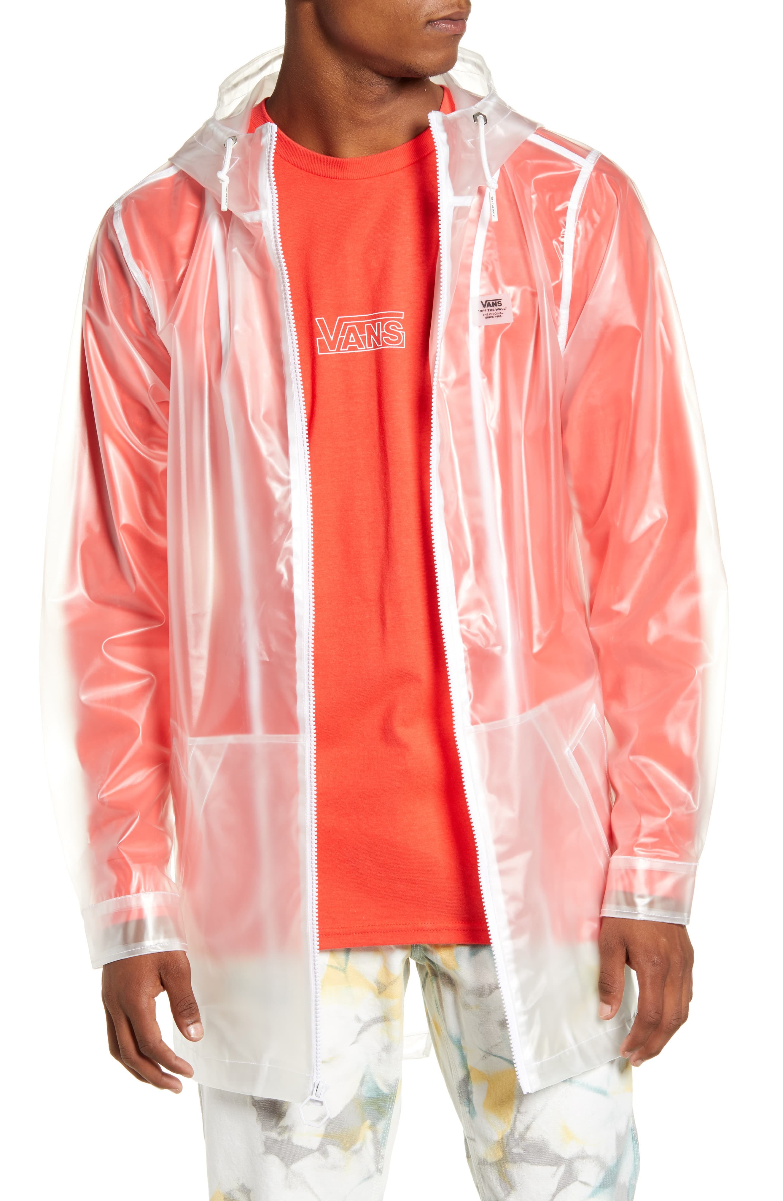 present day ethnic grill Vans Westwind Clear Hooded Jacket, $65 | Nordstrom | Lookastic