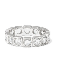 Sylva & Cie 18 Karat White Gold Diamond Ring