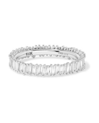 Suzanne Kalan 18 Karat White Gold Diamond Ring