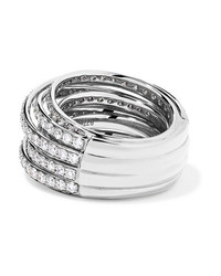 de GRISOGONO Allegra 18 Karat White Gold Diamond Ring