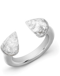 Vita Fede Clear Quartz Sterling Silver Titan Ring