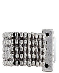 Philippe Audibert Elea Crystal Metal Bead Elastic Ring