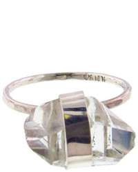 Melissa Joy Manning Herkimer Diamond Ring Sterling Silver